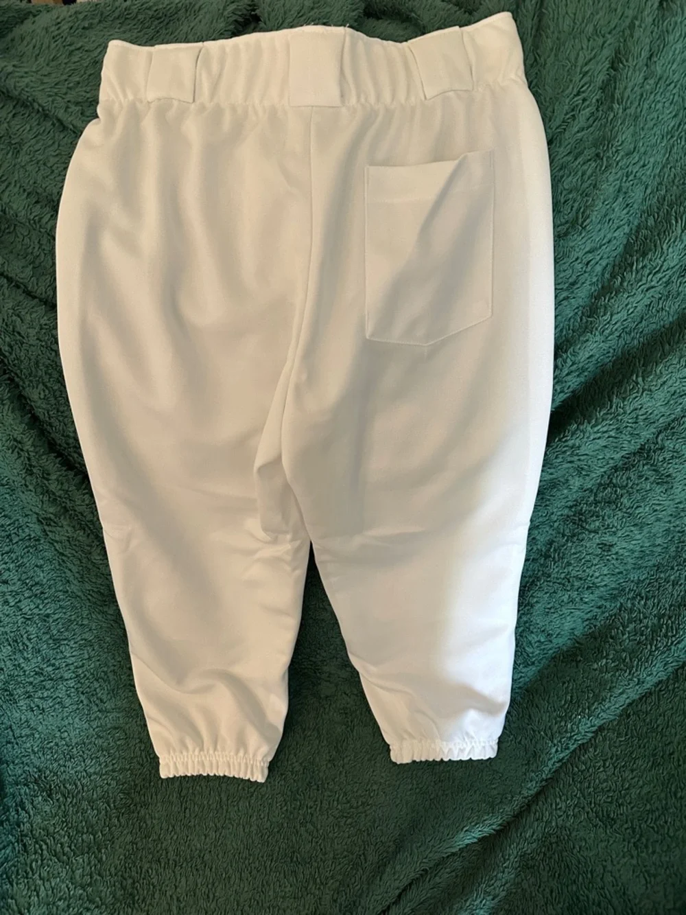 Athletic Works White Kids Elastic Cuff baseball knickers size large